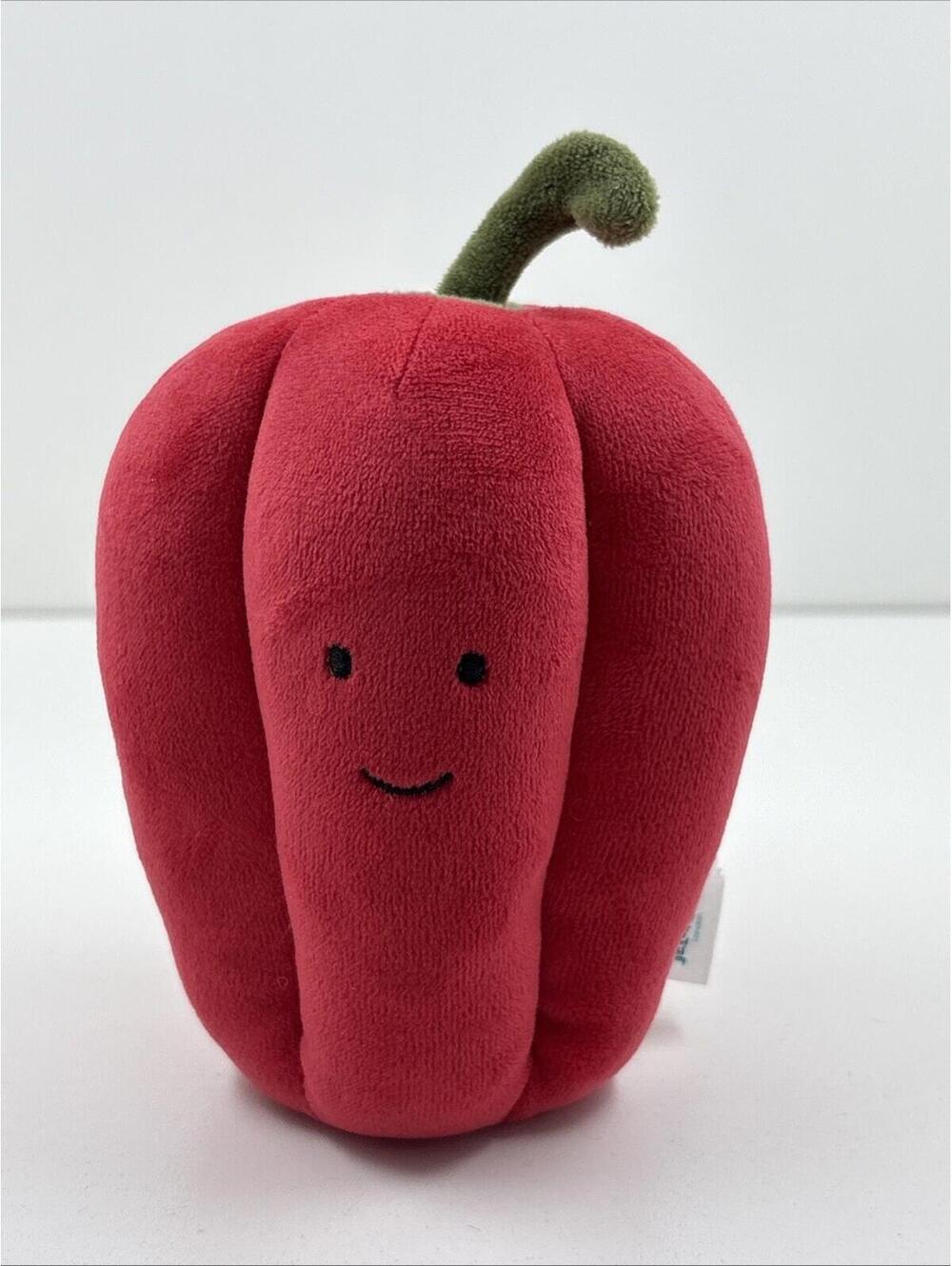 Jellycat Vivacious Bell Pepper Red RARE Vegetables Plush